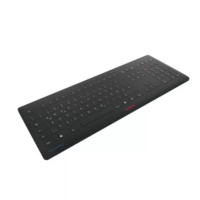 Cherry Stream Protect Wireless Keyboard, QWERTZ German, Black