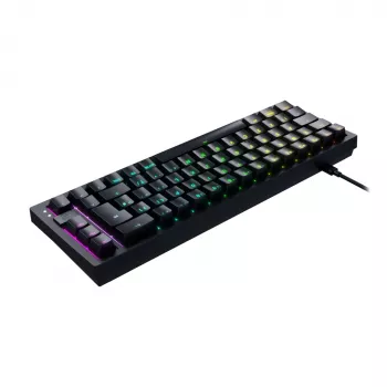 CHERRY K5V2 Compact keyboard Gaming USB QWERTZ German Black 68 keys RGB LED