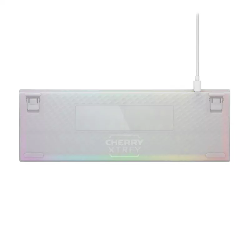 CHERRY K5V2 Compact keyboard Gaming USB QWERTZ German White 68 keys RGB LED