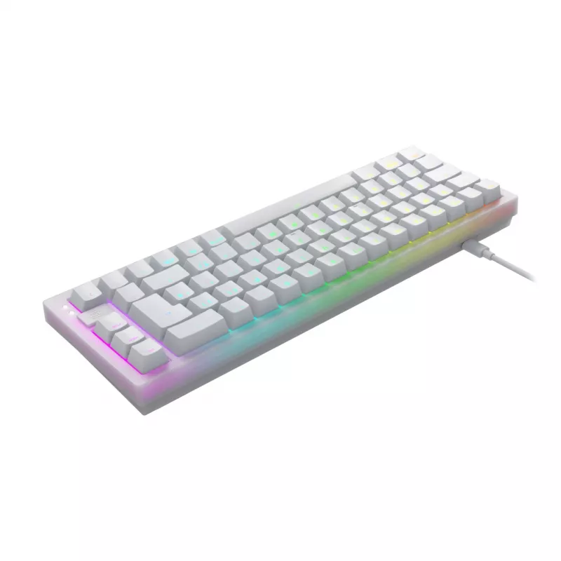 CHERRY K5V2 Compact keyboard Gaming USB QWERTZ German White 68 keys RGB LED