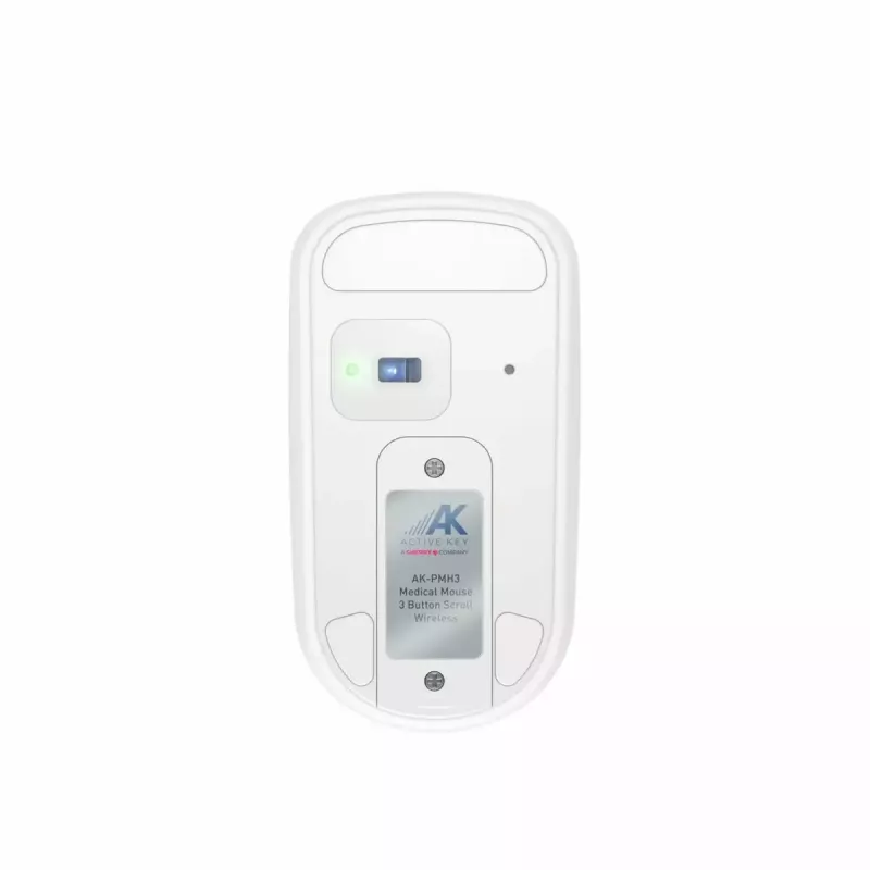 Contour Design Active Key Contour QuickClean Medical Mouse IP68 5-Button Wireless White PMH3