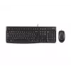 Keyboard and Mouse Set Logitech Desktop MK120