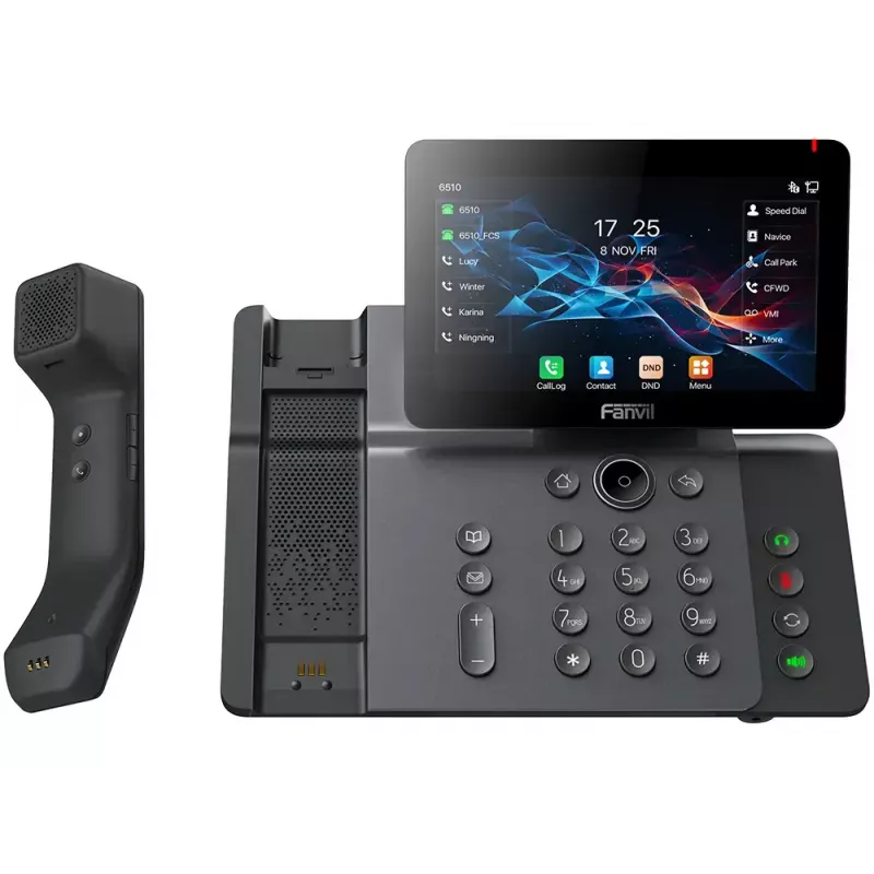 IP Phone Fanvil V66 PRO Dark Grey 20 lines IPS Wi-Fi Wired handset