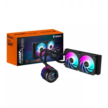 All-in-one liquid cooler GIGABYTE AORUS WATERFORCE X II 240 2x120mm ARGB Fans
