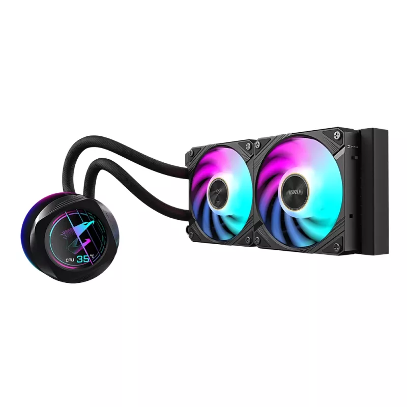 All-in-one liquid cooler GIGABYTE AORUS WATERFORCE X II 240 2x120mm ARGB Fans