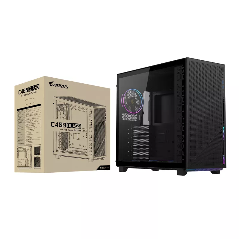 PC Case GIGABYTE C400 Midi Tower Black