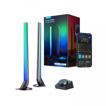 Smart lighting kit Govee H6047, Wi‑Fi/Bluetooth, 12V 24W, black, 5 pieces