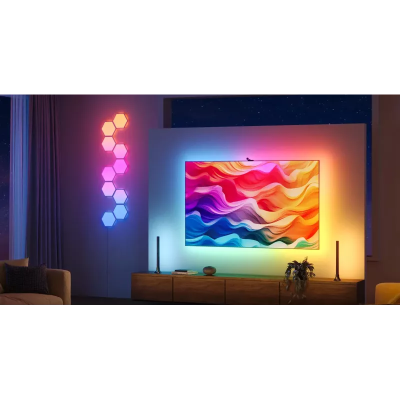 Smart strip light Govee H6098 — Wi‑Fi/Bluetooth, black, 2 kWh/1000h, energy class G