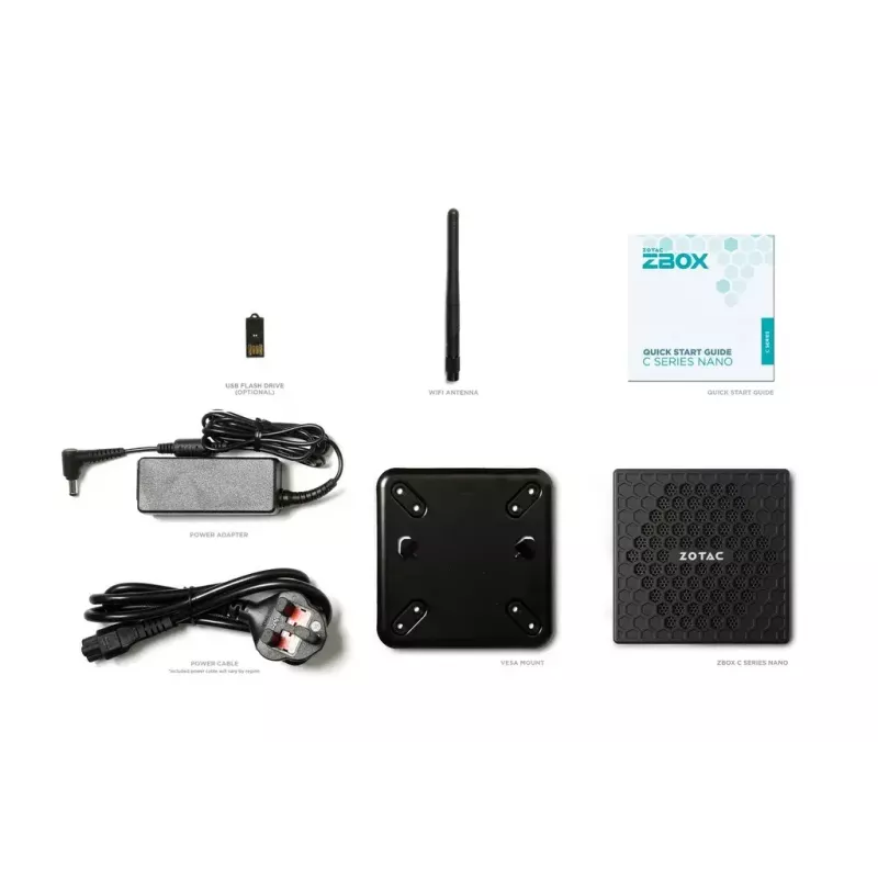 Zotac ZBOX CI337 nano barebone mini PC, Intel N100