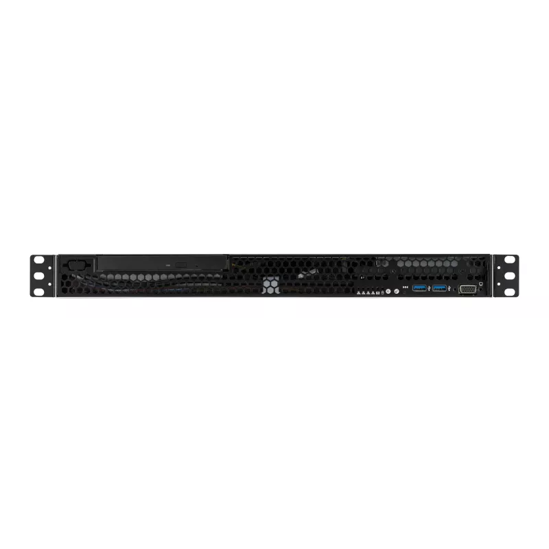 Rack server ASUS RS100-E11-PI2, Intel C252, LGA 1200, 1U, 4 DIMM, DDR4 up to 128 GB, 350W PSU, 2x RJ-45, M.2