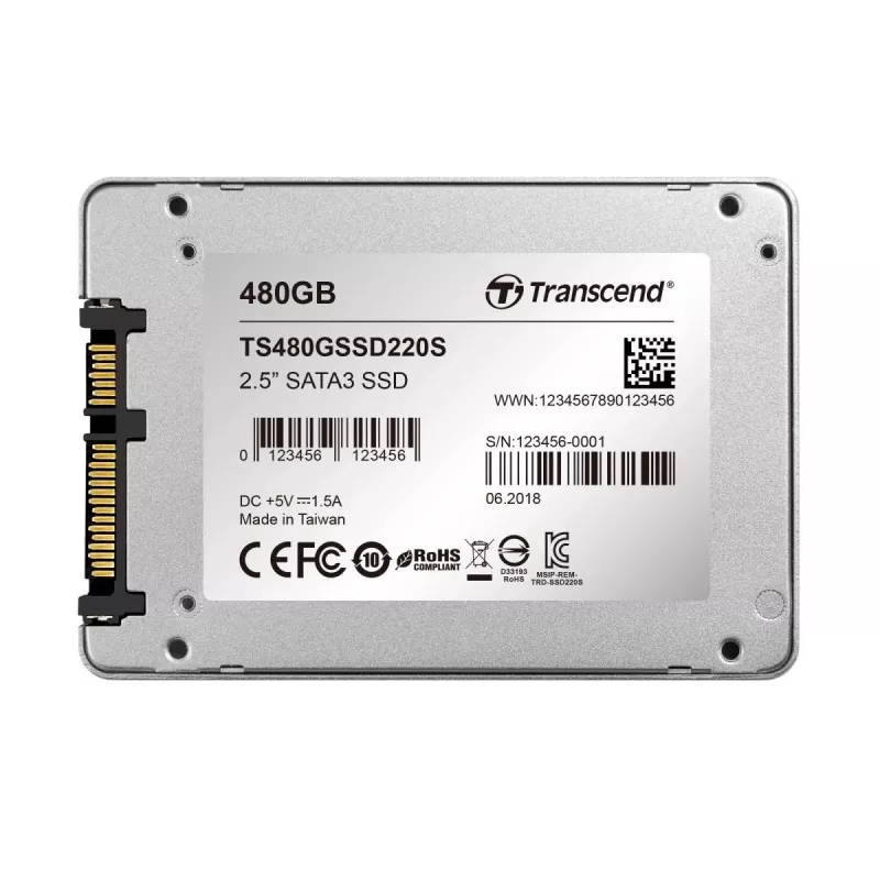 SSD disk Transcend 480GB 2.5 inch SATA III TS480GSSD220S