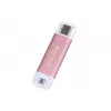 TRANSCEND Esd310p - 2TB Portable SSD - USB Type-a / USB Type-c - Pink