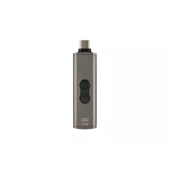 TRANSCEND SSD - Esd330c Portable Drive - 2TB - USB Type C - Dark Grayish Brown