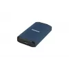 TRANSCEND SSD - Esd410c Portable Drive - 4TB - USB Type C / A - Dark Blue