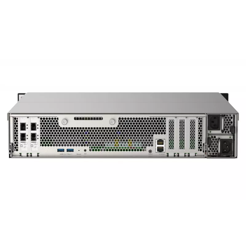 QNAP TS-h2490FU NAS Rack (2U) EPYC 7302P 128 GB DDR4 0 TB QuTS hero Black, Grey