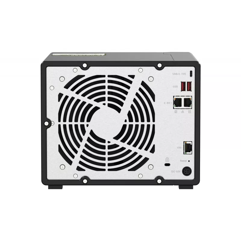 QNAP TS-H973AX NAS Tower Ryzen Embedded V1500B 8 GB DDR4 0 TB QuTS hero Black
