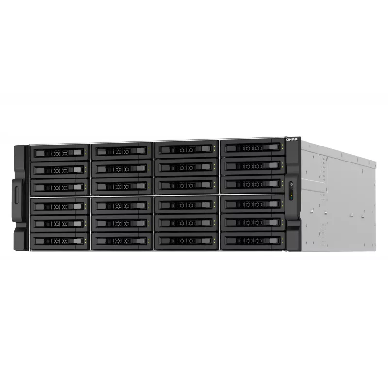 QNAP TS-H3087XU-RP NAS Rack (4U) Intel Xeon E E-2378 64 GB DDR4 0 TB QuTS hero Black, White