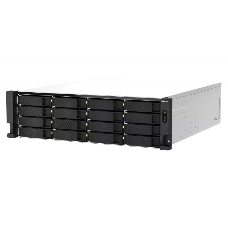 QNAP TS-H2287XU-RP NAS Rack (3U) Intel Xeon E E-2378 64 GB DDR4 0 TB QuTS hero Black, White