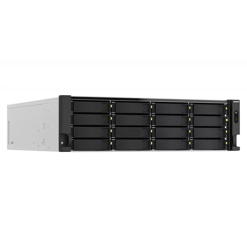 QNAP TS-h2287XU-RP NAS Rack (3U) Intel Xeon E E-2336 32 GB DDR4 0 TB QuTS hero Black, White