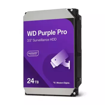 WESTERN DIGITAL Hard Drive - Wd Purple Pro WD240PURP - 24TB - SATA 6Gb/s - 3.5in - 7200rpm - 512MB Cache