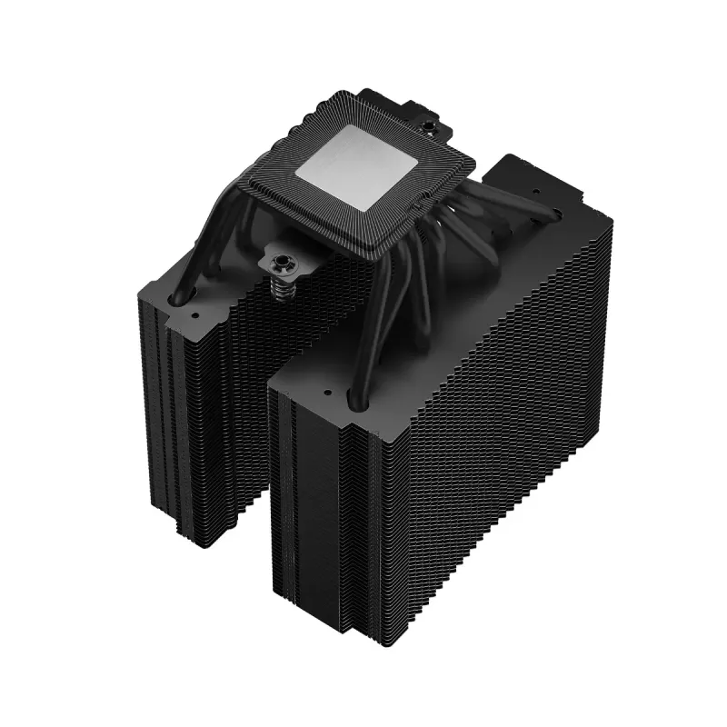 Air cooler DeepCool ASSASSIN IV VC VISION — dual-fan 120/140 mm, 300 W TDP, 7 heat pipes, LGA115x/LGA1200/LGA1700/LGA20xx compatible, Black