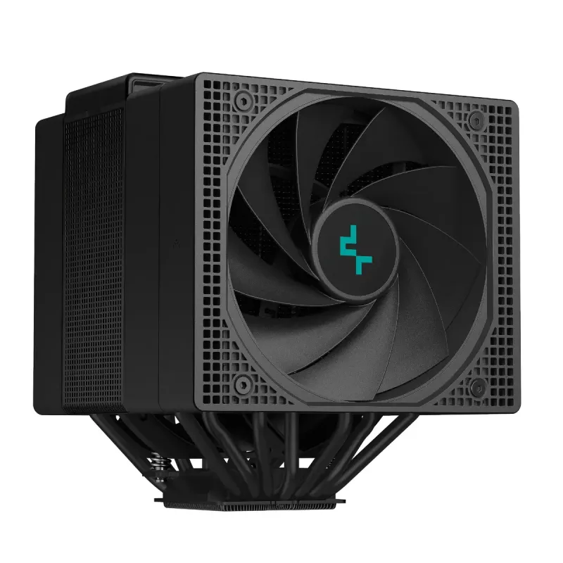 Air cooler DeepCool ASSASSIN IV VC VISION — dual-fan 120/140 mm, 300 W TDP, 7 heat pipes, LGA115x/LGA1200/LGA1700/LGA20xx compatible, Black