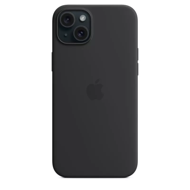 Cover Apple iPhone 15 Plus Silicone Case with MagSafe Black
