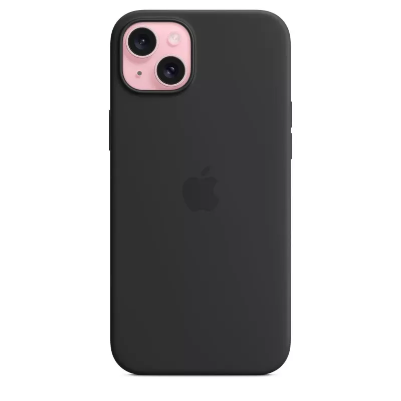 Cover Apple iPhone 15 Plus Silicone Case with MagSafe Black
