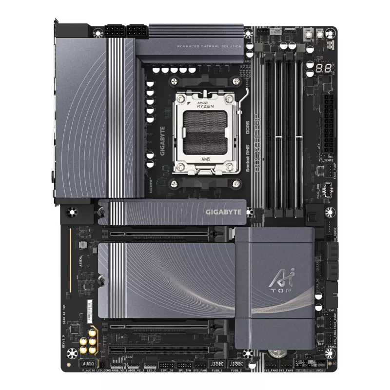Motherboard GIGABYTE B850 AI TOP, AMD B850, Socket AM5, ATX