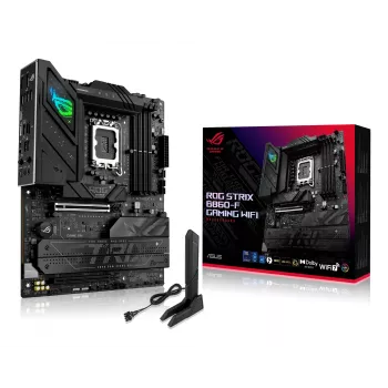 Motherboard ASUS ROG STRIX B860-F GAMING WIFI — Intel B860, LGA 1851, ATX, DDR5, 4x DIMM, Wi‑Fi 7, 2.5Gb LAN, 4x M.2