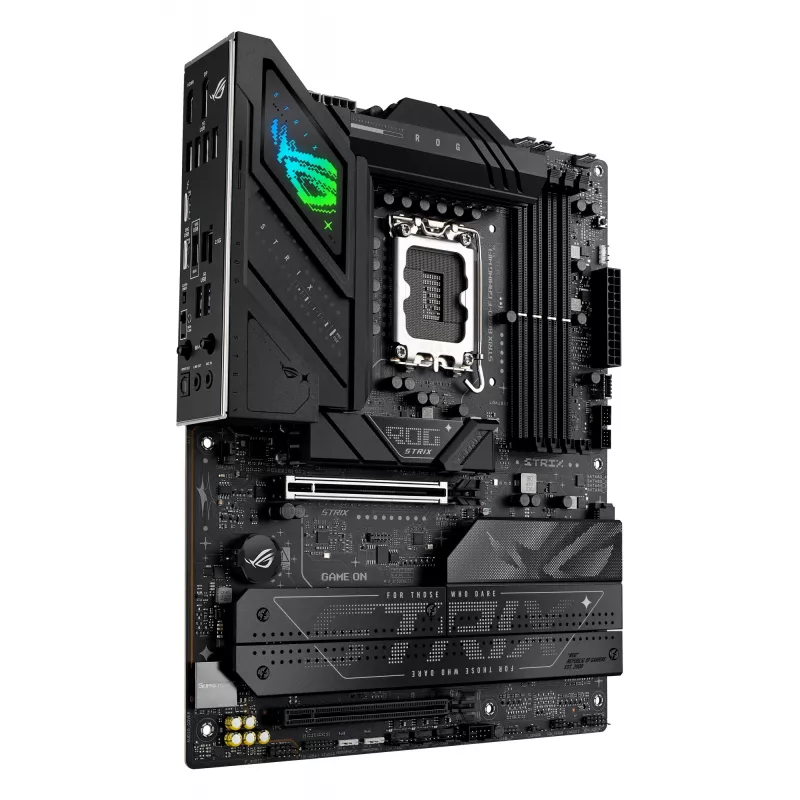 Motherboard ASUS ROG STRIX B860-F GAMING WIFI — Intel B860, LGA 1851, ATX, DDR5, 4x DIMM, Wi‑Fi 7, 2.5Gb LAN, 4x M.2