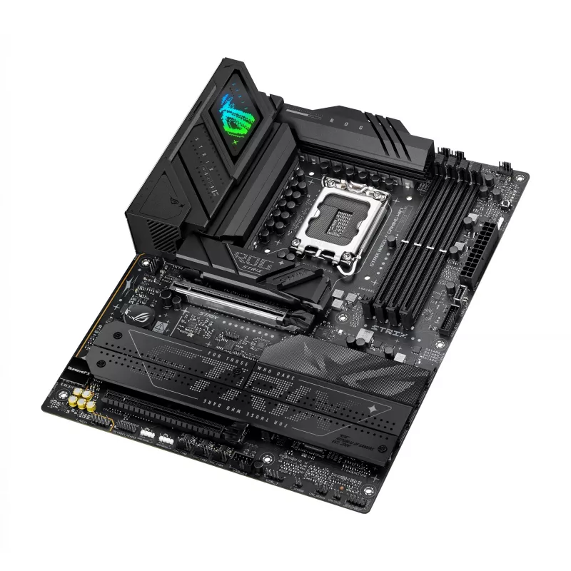 Motherboard ASUS ROG STRIX B860-F GAMING WIFI — Intel B860, LGA 1851, ATX, DDR5, 4x DIMM, Wi‑Fi 7, 2.5Gb LAN, 4x M.2