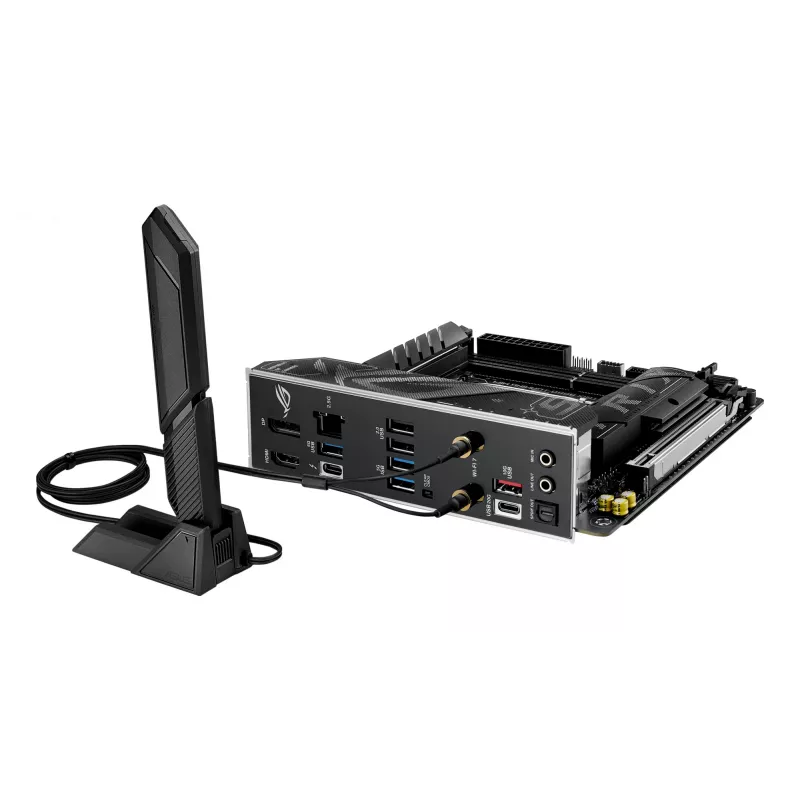 Motherboard ASUS ROG STRIX B860-I GAMING WIFI — Intel B860, LGA 1851, mini ITX, 2× DDR5 DIMM (up to 128 GB), Wi‑Fi 7, 2.5Gb LAN