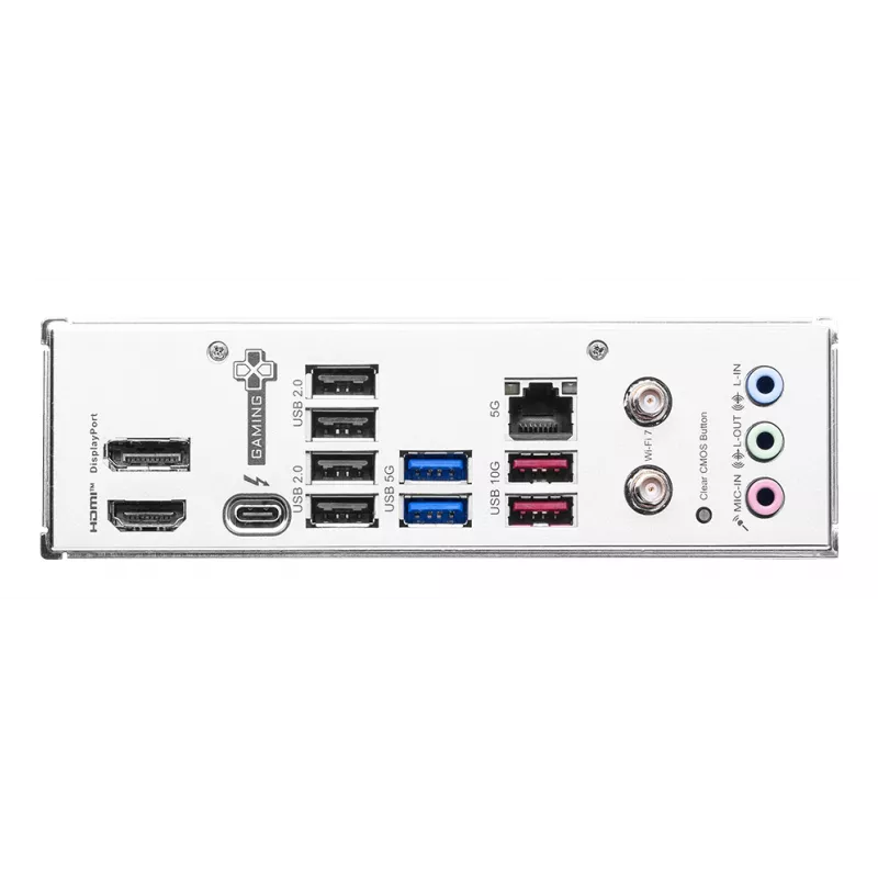 Motherboard MSI B860 GAMING PLUS WIFI — Intel B860, LGA 1851, ATX, DDR5, 4x DIMM, 3x M.2, Wi‑Fi 7, 5GbE