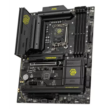 Motherboard MSI MAG B860 TOMAHAWK WIFI — Intel B860, LGA 1851, ATX, DDR5, 4x DIMM, 3x M.2, Wi‑Fi 7, 5GbE