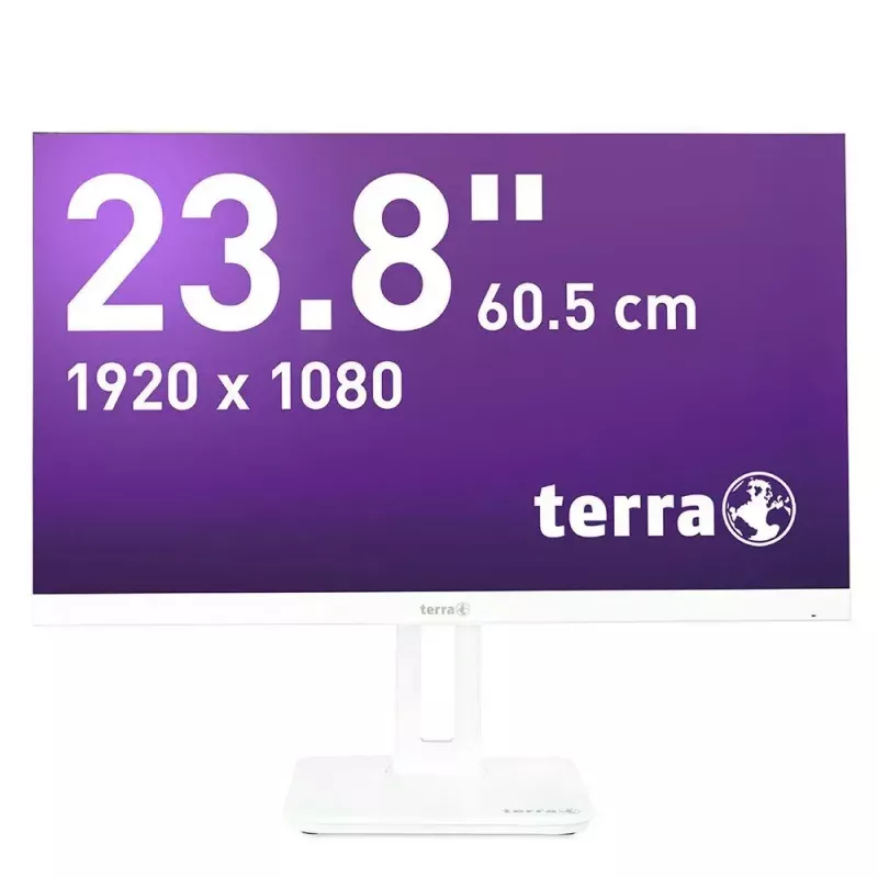 TERRA 3030222 computer monitor 60.5 cm (23.8 inch) 1920 x 1080 pixels Full HD LCD White