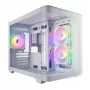 FSP S380-WA Case Mini Tower mITX, mATX White ARGB, Micro Tower, PC, White, micro ATX, Mini-ITX, SPCC, Tempered glass, Gaming
