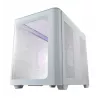 FSP S380-WA Case Mini Tower mITX, mATX White ARGB, Micro Tower, PC, White, micro ATX, Mini-ITX, SPCC, Tempered glass, Gaming