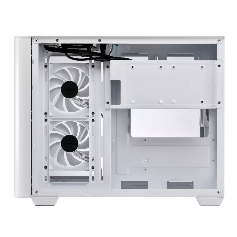 FSP S380-WA Case Mini Tower mITX, mATX White ARGB, Micro Tower, PC, White, micro ATX, Mini-ITX, SPCC, Tempered glass, Gaming