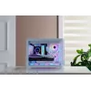 FSP S380-WA Case Mini Tower mITX, mATX White ARGB, Micro Tower, PC, White, micro ATX, Mini-ITX, SPCC, Tempered glass, Gaming
