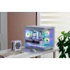 FSP S380-WA Case Mini Tower mITX, mATX White ARGB, Micro Tower, PC, White, micro ATX, Mini-ITX, SPCC, Tempered glass, Gaming