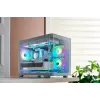 FSP S380-WA Case Mini Tower mITX, mATX White ARGB, Micro Tower, PC, White, micro ATX, Mini-ITX, SPCC, Tempered glass, Gaming