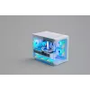 FSP S380-WA Case Mini Tower mITX, mATX White ARGB, Micro Tower, PC, White, micro ATX, Mini-ITX, SPCC, Tempered glass, Gaming