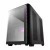 FSP M580-BA Case Midi Tower mITX, mATX Black ARGB, Midi Tower, PC, Black, ATX, micro ATX, Mini-ITX, Glass, SPCC, Gaming