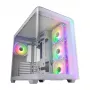 FSP M580-WA Case Midi Tower mITX, mATX White ARGB, Midi Tower, PC, White, ATX, micro ATX, Mini-ITX, Glass, SPCC, Gaming