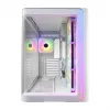 FSP M580-WA Case Midi Tower mITX, mATX White ARGB, Midi Tower, PC, White, ATX, micro ATX, Mini-ITX, Glass, SPCC, Gaming