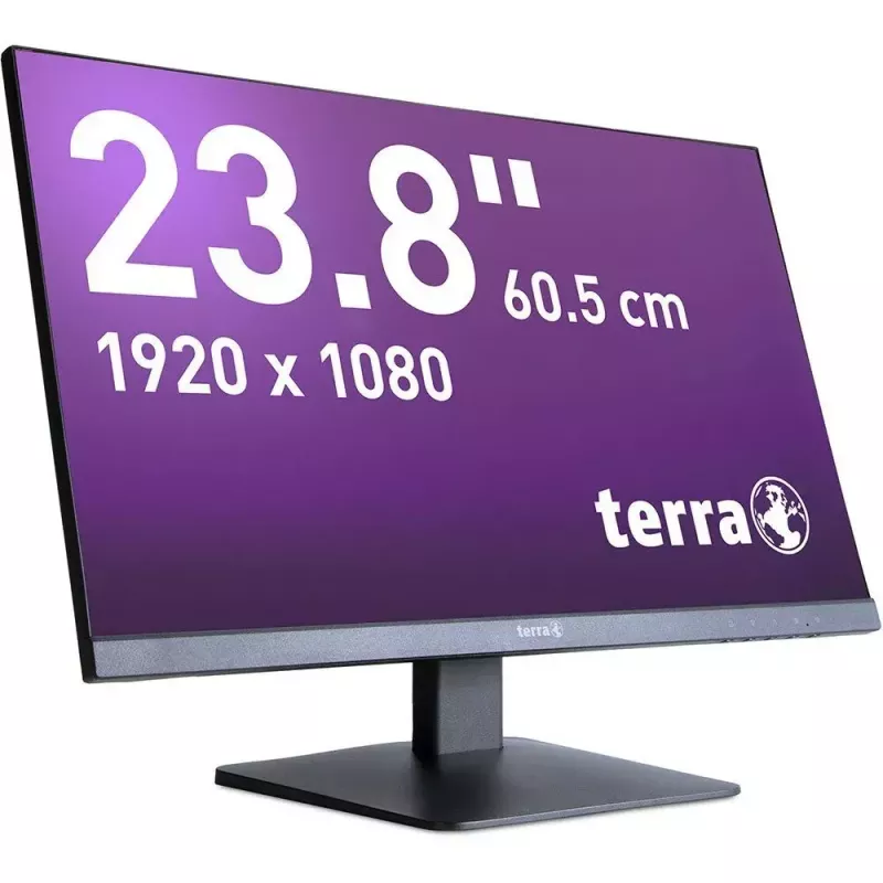 TERRA 3030225 computer monitor 60.5 cm (23.8 inch) 1920 x 1080 pixels Full HD LCD Black