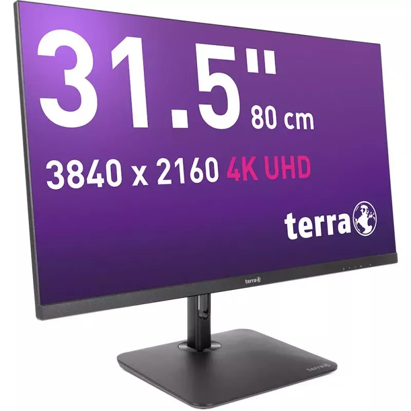 TERRA 3030234 computer monitor 80 cm (31.5 inch) 3840 x 2160 pixels 4K Ultra HD LCD Black