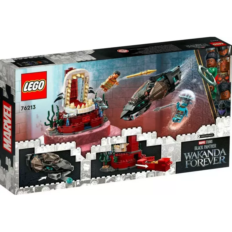 LEGO Super Heroes set King Namor's Throne Room 76213 — building set, model 6378887