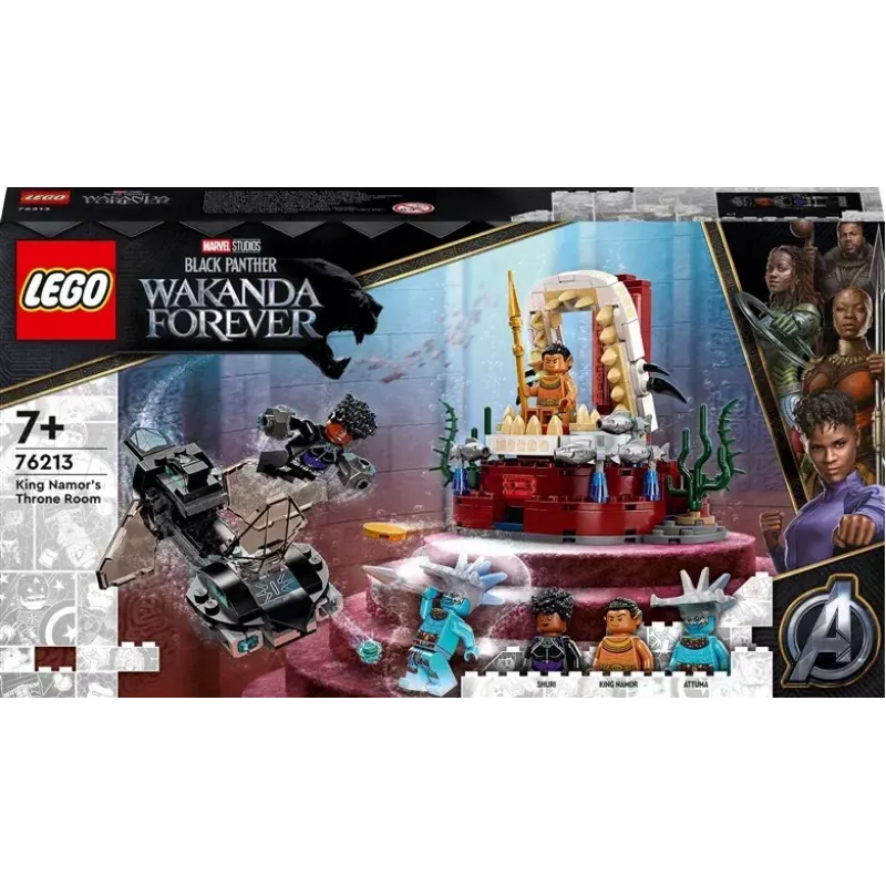LEGO Super Heroes set King Namor's Throne Room 76213 — building set, model 6378887